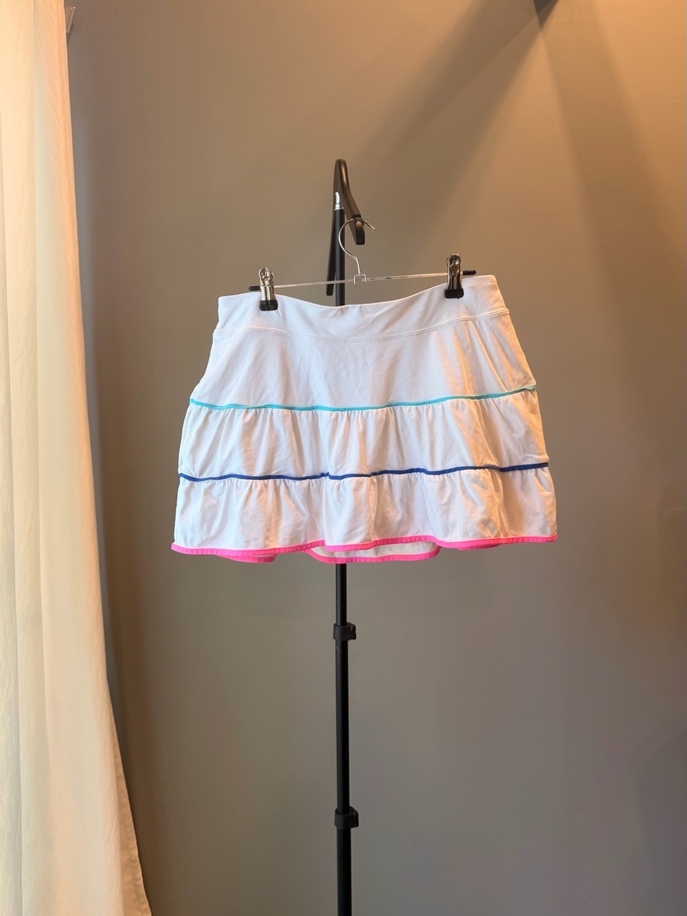 Lilly Pulitzer Athletic Skort M Pockets Stretch Elastic Waist Tennis Golf Preppy